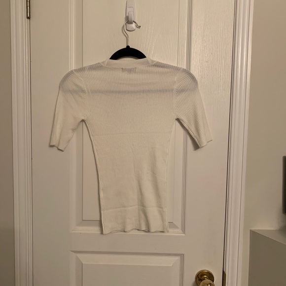 NWOT Dynamite Ribbed Scoop Neck Tee - Picture 4 of 6